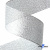 Лента металлизированная "ОмТекс", 50 мм/уп.22,8+/-0,5м, цв.- серебро - купить в Обнинске. Цена: 149.71 руб.