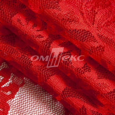 Кружевное полотно стрейч 15A29/RED, 105 гр/м2, шир.155см - купить в Обнинске. Цена 2 101.46 руб.