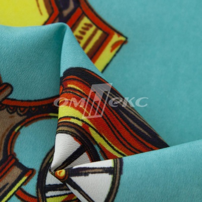 Плательная ткань "Фламенко" 16.2, 80 гр/м2, шир.150 см, принт этнический - купить в Обнинске. Цена 241.49 руб.