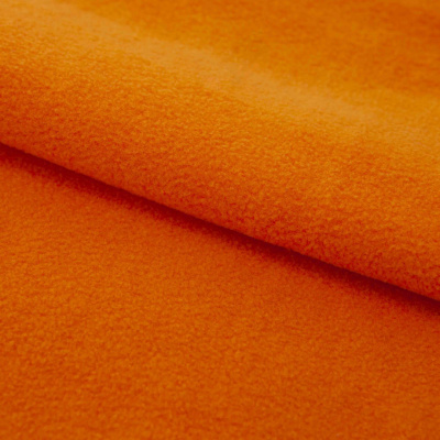Флис DTY 16-1358, 250 г/м2, шир. 150 см, цвет оранжевый - купить в Обнинске. Цена 640.46 руб.