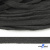 Шнур плетеный d-8 мм плоский, 70% хлопок 30% полиэстер, уп.85+/-1 м, цв.1026-серый - купить в Обнинске. Цена: 735 руб.