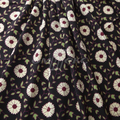Плательная ткань "Фламенко" 10.1, 80 гр/м2, шир.150 см, принт растительный - купить в Обнинске. Цена 241.49 руб.