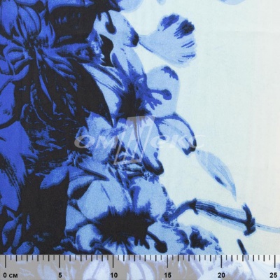 Плательная ткань "Фламенко" 19.1, 80 гр/м2, шир.150 см, принт растительный - купить в Обнинске. Цена 241.49 руб.