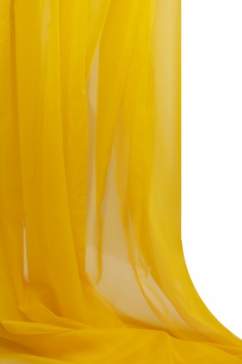 Портьерный капрон 13-0858, 47 гр/м2, шир.300см, цвет 21/жёлтый - купить в Обнинске. Цена 137.27 руб.