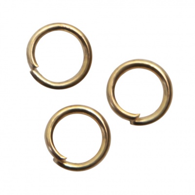 Кольцо  соединительное для бижутерии 5 мм, цв.-золото - купить в Обнинске. Цена: 0.44 руб.