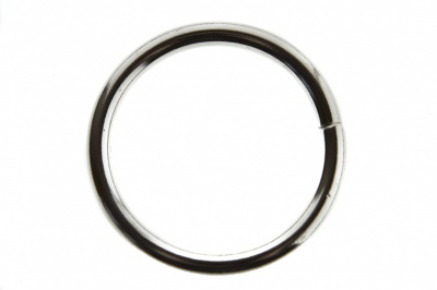 Кольцо металлическое d-38 мм, цв.-никель - купить в Обнинске. Цена: 4.89 руб.