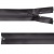Молния водонепроницаемая PVC Т-7, 90 см, разъемная, цвет (301) т.серый - купить в Обнинске. Цена: 61.18 руб.