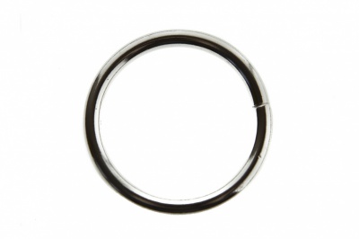 Кольцо металлическое d-3 х 32 мм, цв.-никель - купить в Обнинске. Цена: 3.92 руб.
