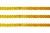 Пайетки "ОмТекс" на нитях, CREAM, 6 мм С / упак.73+/-1м, цв. 92 - золото - купить в Обнинске. Цена: 484.77 руб.