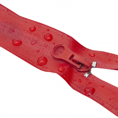 Молния водонепроницаемая PVC Т-7, 90 см, разъемная, цвет (820) красный - купить в Обнинске. Цена: 61.18 руб.