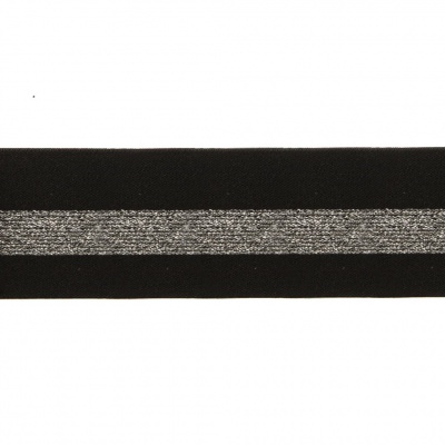 #2/6-Лента эластичная вязаная с рисунком шир.52 мм (45,7+/-0,5 м/бобина) - купить в Обнинске. Цена: 69.33 руб.