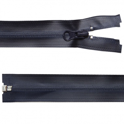 Молния водонепроницаемая PVC Т-7, 60 см, разъемная, цвет (233) т.синий - купить в Обнинске. Цена: 49.90 руб.
