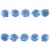 Тесьма плетеная "Рюш", упак. 9,14 м, цвет голубой - купить в Обнинске. Цена: 45.87 руб.