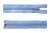 Спиральная молния Т5 351, 75 см, автомат, цвет св.голубой - купить в Обнинске. Цена: 16.28 руб.