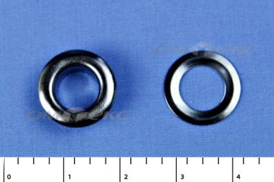 Люверсы металлические, блочка/кольцо, №5 (8 мм) упак.1000 шт- цв.никель - купить в Обнинске. Цена: 392 руб.