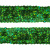 Тесьма с пайетками D4, шир. 20 мм/уп. 25+/-1 м, цвет зелёный - купить в Обнинске. Цена: 778.19 руб.