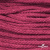 Шнур плетеный d-6 мм, 70% хлопок 30% полиэстер, уп.90+/-1 м, цв.1068-фуксия - купить в Обнинске. Цена: 588 руб.