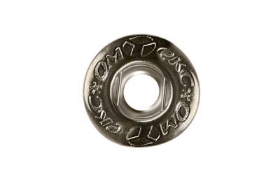 Кнопка металлическая "Альфа" с пружиной, 15 мм (уп. 720+/-20 шт), цвет никель - купить в Обнинске. Цена: 1 466.73 руб.