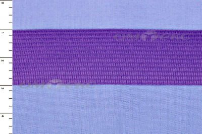 Окантовочная тесьма №0225, шир. 22 мм (в упак. 100 м), цвет фиолет - купить в Обнинске. Цена: 271.60 руб.