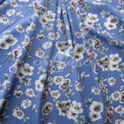 Плательная ткань "Фламенко" 12.1, 80 гр/м2, шир.150 см, принт растительный - купить в Обнинске. Цена 241.49 руб.