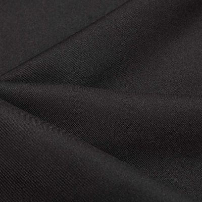 Ткань костюмная 21010 2044, 225 гр/м2, шир.150см, цвет черный - купить в Обнинске. Цена 390.73 руб.