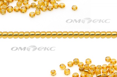 Бисер (SL) 11/0 ( упак.100 гр) цв.22 - золото - купить в Обнинске. Цена: 53.34 руб.