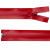 Молния водонепроницаемая PVC Т-7, 60 см, разъемная, цвет (820) красный - купить в Обнинске. Цена: 49.39 руб.