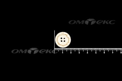 Пуговица деревянная круглая №33 (18мм) - купить в Обнинске. Цена: 2.55 руб.