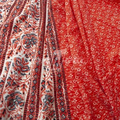 Плательная ткань "Фламенко" 24.1, 80 гр/м2, шир.150 см, принт этнический - купить в Обнинске. Цена 241.49 руб.