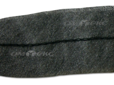 WS7225-прокладочная лента усиленная швом для подгиба 30мм-графит (50м) - купить в Обнинске. Цена: 16.97 руб.