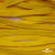 Шнур плетеный (плоский) d-12 мм, (уп.90+/-1м), 100% полиэстер, цв.269 - жёлтый - купить в Обнинске. Цена: 8.62 руб.