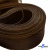 Регилиновая лента, шир.65мм, (уп.25 ярд), цв.- коричневый - купить в Обнинске. Цена: 499.43 руб.