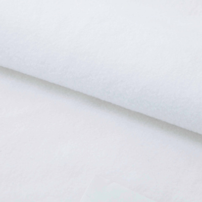 Флис DTY 240 г/м2, White/белый, 150 см (2,77м/кг) - купить в Обнинске. Цена 640.46 руб.
