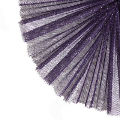 Сетка Глиттер, 24 г/м2, шир.145 см., пурпурный - купить в Обнинске. Цена 117.24 руб.
