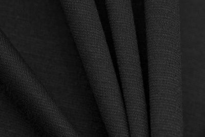 Трикотаж "Grange" BLACK 1# (2,38м/кг), 280 гр/м2, шир.150 см, цвет чёрно-серый - купить в Обнинске. Цена 861.22 руб.