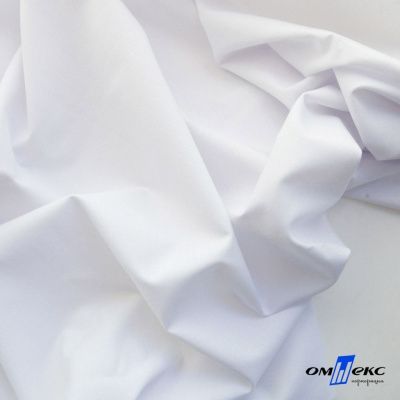 Ткань сорочечная Илер 100%полиэстр, 120 г/м2 ш.150 см, цв.белый - купить в Обнинске. Цена 290.24 руб.