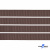 Репсовая лента 005, шир. 6 мм/уп. 50+/-1 м, цвет коричневый - купить в Обнинске. Цена: 88.45 руб.