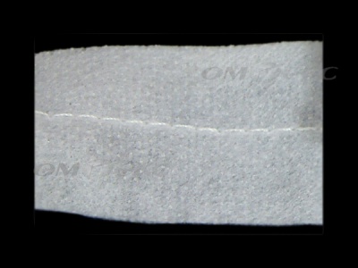 WS7225-прокладочная лента усиленная швом для подгиба 30мм-белая (50м) - купить в Обнинске. Цена: 16.71 руб.