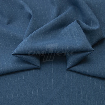 Костюмная ткань "Жаклин", 188 гр/м2, шир. 150 см, цвет серо-голубой - купить в Обнинске. Цена 426.49 руб.