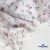 Ткань Муслин принт, 100% хлопок, 125 гр/м2, шир. 140 см, #2308 цв. 6 белый с цветком - купить в Обнинске. Цена 413.11 руб.