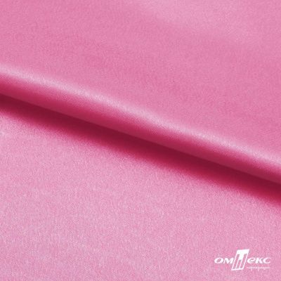 Поли креп-сатин 15-2215, 125 (+/-5) гр/м2, шир.150см, цвет розовый - купить в Обнинске. Цена 155.57 руб.