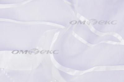 Органза деворэ 686 "Кристина" С1 (белый), 280 см - купить в Обнинске. Цена 571.15 руб.