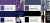 Костюмная ткань "Элис" 18-3921, 200 гр/м2, шир.150см, цвет голубика - купить в Обнинске. Цена 303.10 руб.
