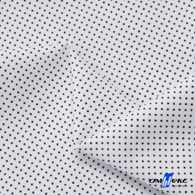 Ткань сорочечная Этна, 120 г/м2, 58% пэ,42% хл, (арт.112) принтованная, шир.150 см, горох - купить в Обнинске. Цена 356.25 руб.