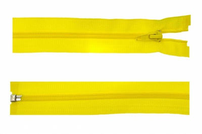 Спиральная молния Т5 131, 90 см, автомат, цвет жёлтый - купить в Обнинске. Цена: 14.20 руб.