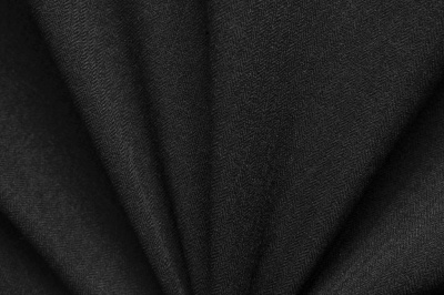 Ткань костюмная 21699 1144/1178, 236 гр/м2, шир.150см, цвет чёрный - купить в Обнинске. Цена 455.40 руб.