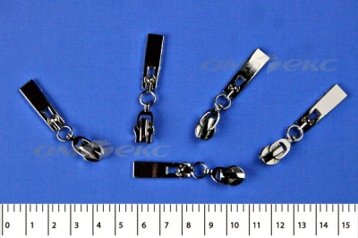 Слайдер декоративный, металлический №1/спираль Т7/никель - купить в Обнинске. Цена: 6.29 руб.