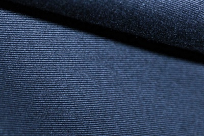 Ткань костюмная 8874/3, цвет темно-синий, 100% полиэфир - купить в Обнинске. Цена 433.60 руб.