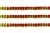 Пайетки "ОмТекс" на нитях, CREAM, 6 мм С / упак.73+/-1м, цв. 96 - красный - купить в Обнинске. Цена: 484.77 руб.