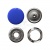 Кнопка рубашечная (закрытая) 9,5мм - эмаль, цв.168 - голубой - купить в Обнинске. Цена: 4.77 руб.